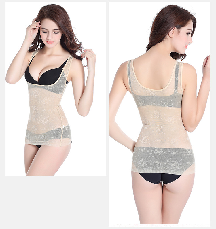 Phần mỏng cơ thể bụng corset corset đồ lót thoáng khí chia nhựa quần áo cơ thể sau sinh giảm bụng hình đồ lót