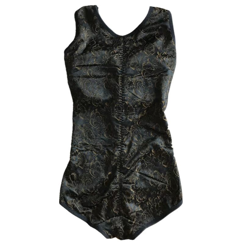 Nữ mùa thu và mùa đông cộng với nhung dày đồ lót nhiệt sau sinh miễn phí với corset hỗ trợ ngực bụng tam giác jumpsuit bộ quần áo định hình cơ thể