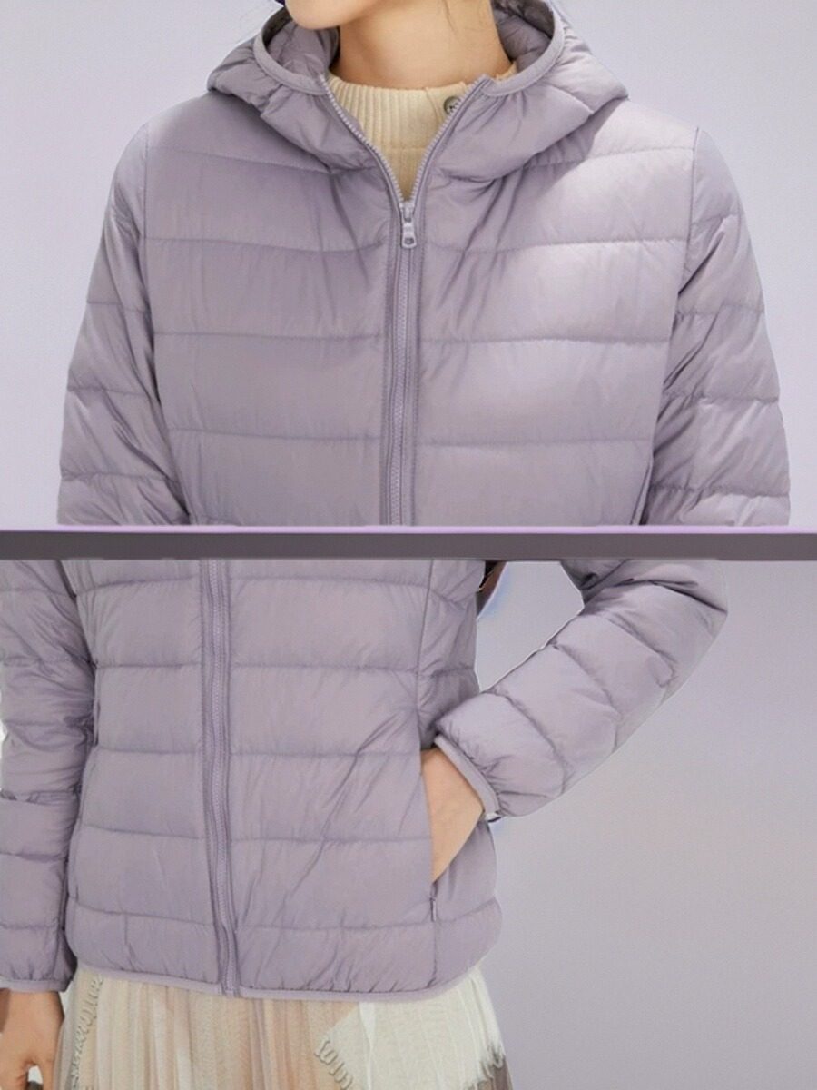 Japanese Premium Lightweight down Jacket for Women, Short Hooded 2025 New Autumn and Winter Style, Warm, Fashionable, Casual Coat