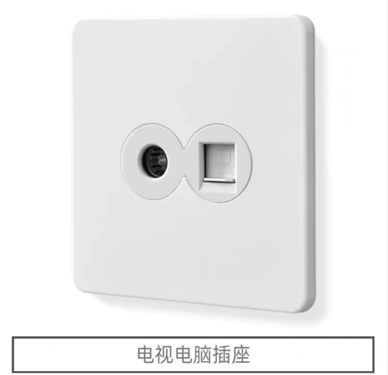 Type 86 retro style Nordic minimalist socket computer TV network ultra-thin panel 304 stainless steel one second-Taobao