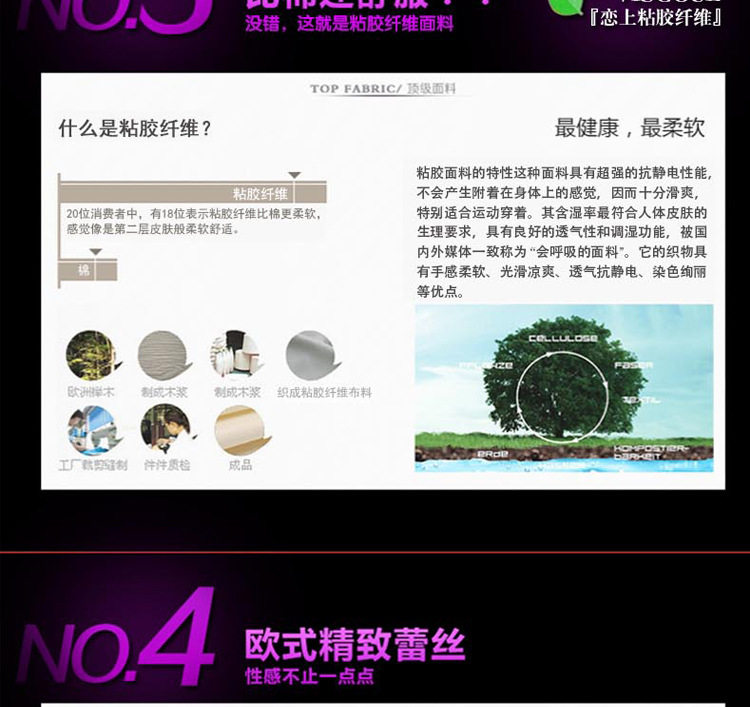 Slip sexy en La fibre de bambou - Ref 654314 Image 12