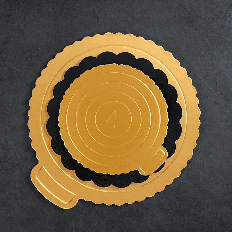 Golden Birthday Cake Underpads Mousse Spacer Can Be Reused For Home 4 6 8 10 Inch Thickened Paper Trust