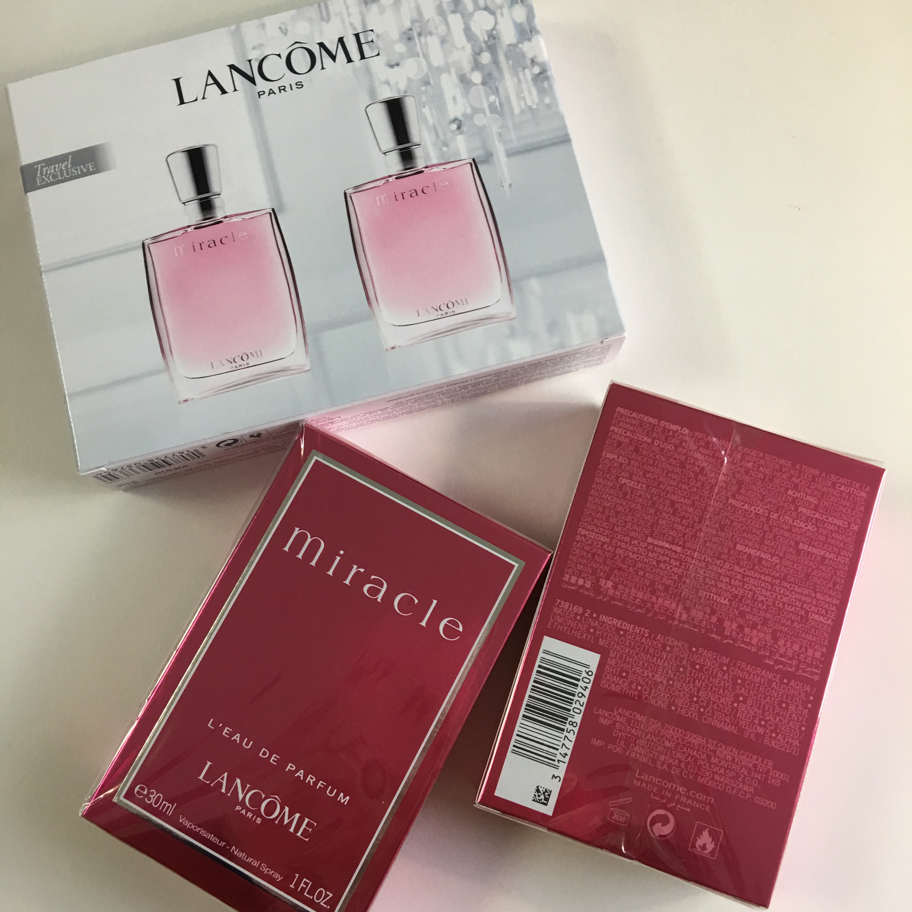 Authentic Lancome Lancome miracle Miracle true love nước hoa hoa quả hương thơm nhẹ tự nhiên nữ kéo dài 30ml nước hoa zara