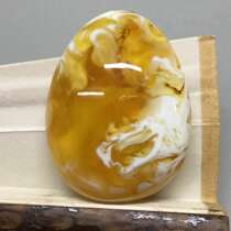 Natural raw ore without optimization demon gold and white demon flower honey wax egg noodle pendant water drop pendant