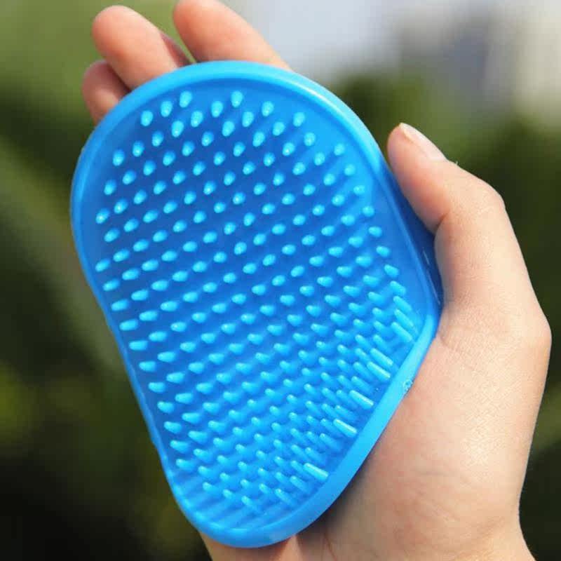 Kitty Silicone Comb Pet Bath Brush Dog Bath Gloves Kitty Cleaning Supplies Teddy Gold Hair Massage Comb