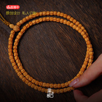 (Fruit stone designer) hot zhensi Temple fragrant seed deep ghost graduation hand made Cypress seed 108 play more circles