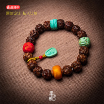 (Guoshi designer) Seiko Wenxue Single Circle Turquoise Dadre Turquoise Support Customisation