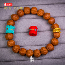 (Guoshi designer)-Buddha Shuanglian-Set original design Jinlongshan original mine high-color turquoise