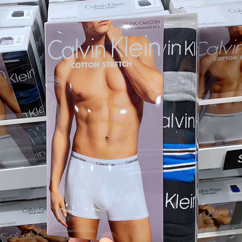 Ck Calvin Klein Usa Men's Elastic Cotton Shaping Boxer Briefs 3-Pack Np2167O