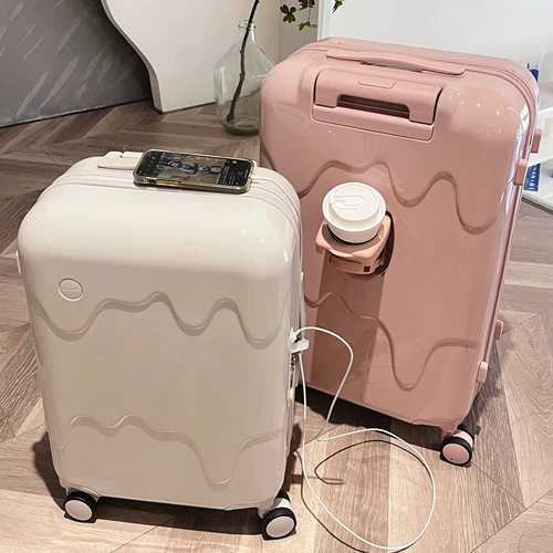 Универсальный сверхлегкий чемодан с молнией, коробка, 20 дюймов