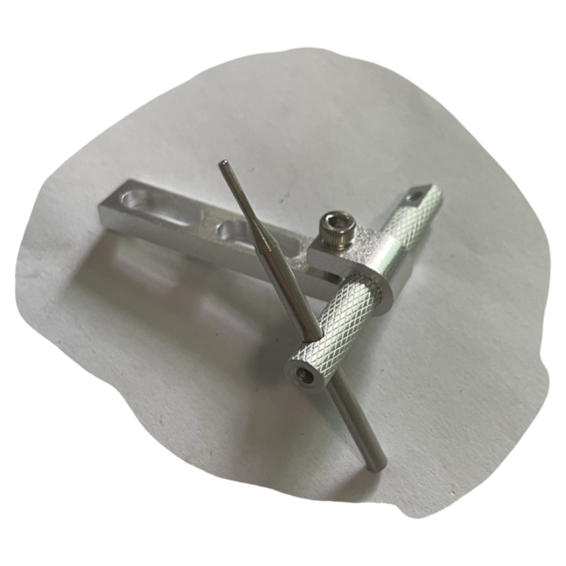 Vibration Plate Accessories, Aluminum Plate Air Blowing Needle Fixing Bracket, Fiber Optic Fixing Bracket