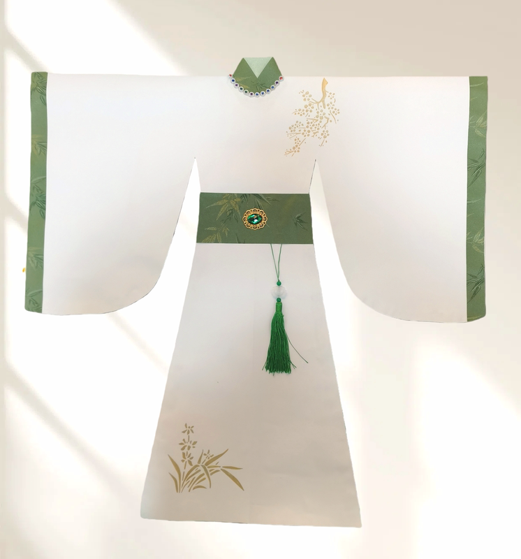 Spring New Style Fairy Clothes, Paper Clothes, Taoist Robes, New Double-Layer Paper Clothes, Purely Handmade, Suitable for All Genders, Couples Style Spring New Style Fairy Clothes, Paper Clothes, Taoist Robes, New Double-Layer Paper Clothes, Purely Handmade, Suitable for All Genders, Couples Style