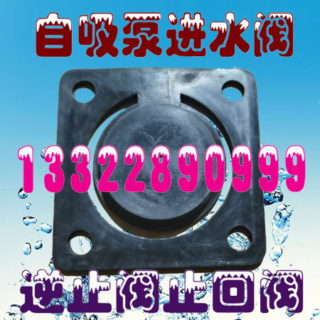 Pump TCZW self-priming pump inlet rubber check valve FSR inlet valve square rubber pad reverse check valve seal ring