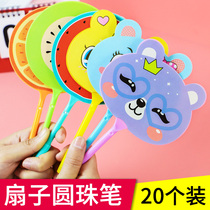 Cartoon fan sprouting ballpoint pen gift cute creative stationery practical primary and secondary school students childrens activity prizes