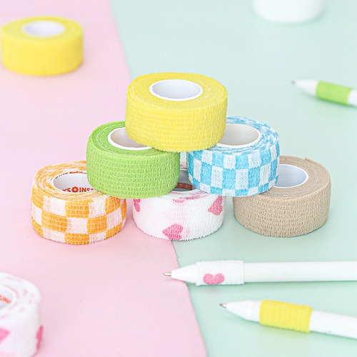 Защита пальцев для школьников для письма, эластичная повязка, милый крем для рук, обучающая лента