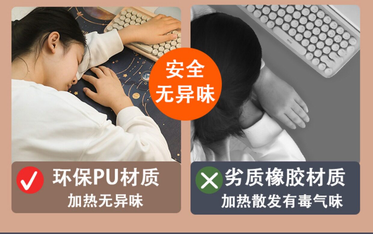 Теплый настольный коврик 超大加热鼠标垫办公室桌面发热桌垫学生书桌暖手垫子恒温取暖神器 Lisette