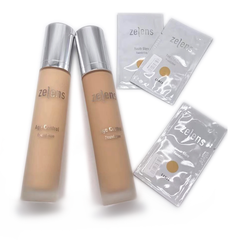 zelens powder bottom liquid trial package 2ml glossy skin-care cream muscular water light makeup Sensation Moisturizing youth