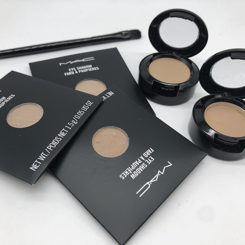United States MAC Phantom Monochrome Eye Shadow Matt Replacement Homega Nasal Shadow Fix color Trial Package Send Brush