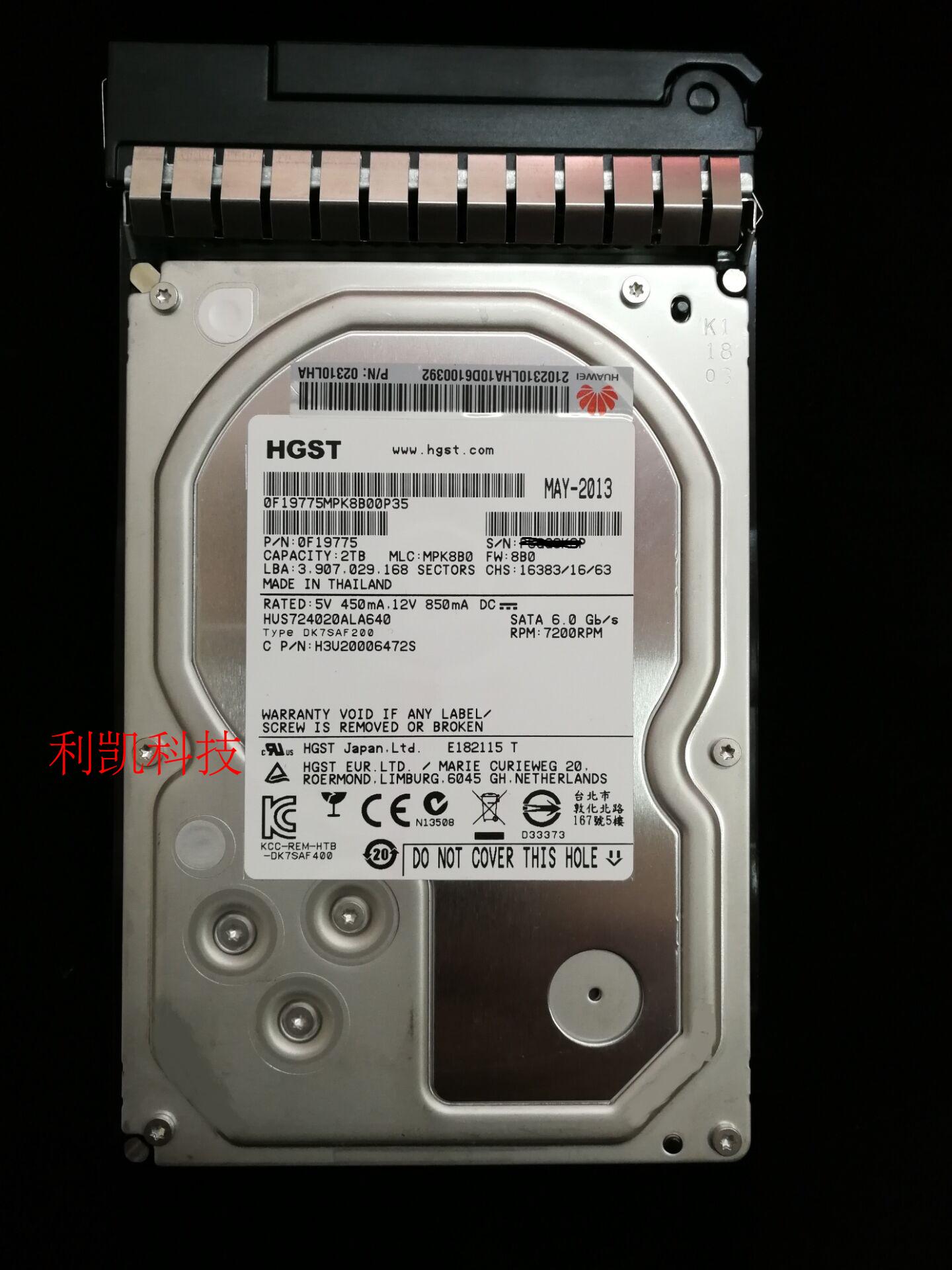 Huawei Huawei 2TB 3 5 inch SATA 02310LHA RH2288H V2 V2 hard disc