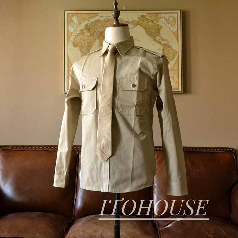 Produced by Itohouse A-2 Officer Shirt Officer's Shirt