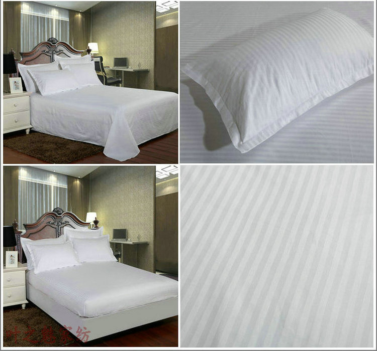 Bông bốn mảnh trắng ba mảnh quilt cover sheets giường 笠 kit bông vải khách sạn bộ đồ giường khách sạn