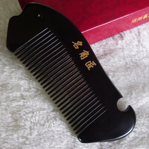 Famous Corner Artisan bag Comb Natural Buffalo Corner Comb Massage Head Comb Birthday Present Female Boyfriend Gift Box Dress