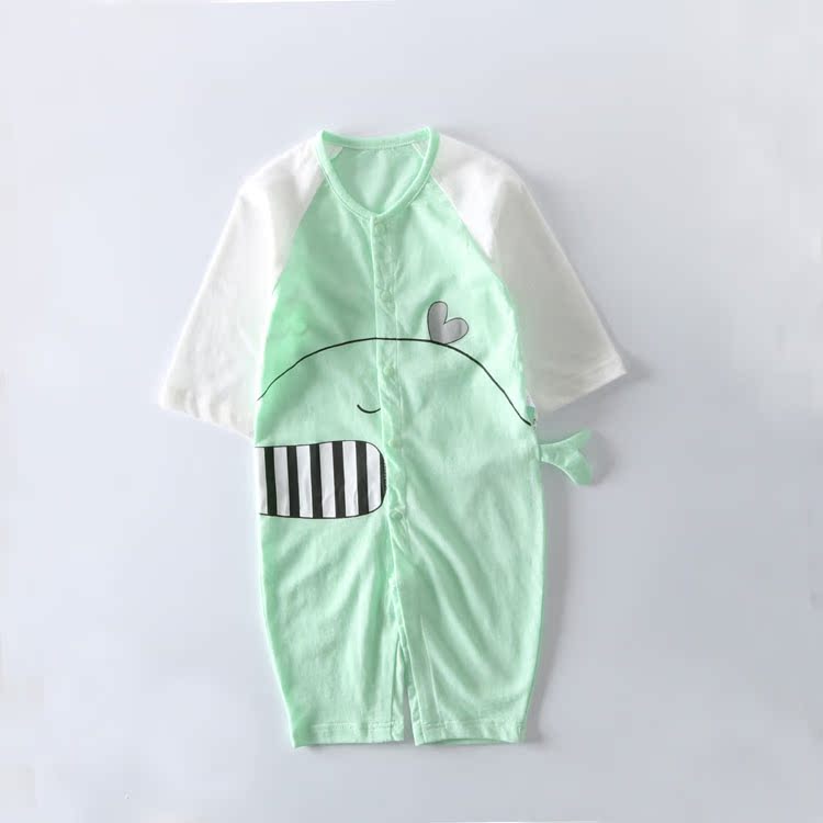 Thân thiện với trái tim Babe nam giới và phụ nữ bé bông siêu mỏng mở tập jumpsuit trẻ sơ sinh dài tay mở tập tin haber 59-80 mét