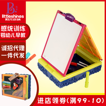 Bile B toys drawing board box travel small painter portable painting board box sketching easel brush Enlightenment early education