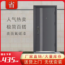 Grade A security door Home entrance door primary-primary-door primary-secondary door-door imitation copper-real copper door middoor cast aluminium door