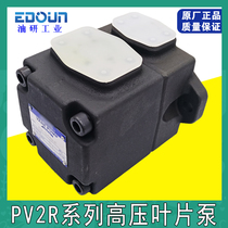 Original EDOUN oil research type vane pump PV2R1 2 3 4 double hydraulic pump core PV2R13 high pressure pump head