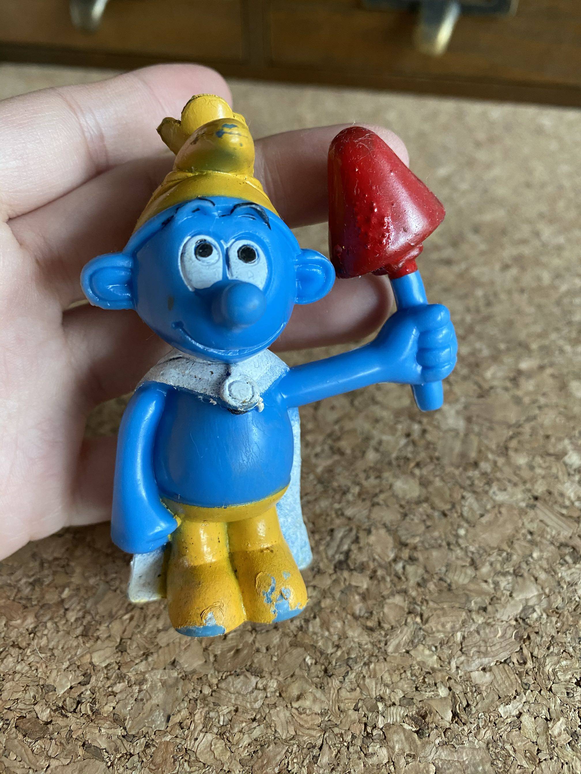 Japan Medieval Toy Blue Genie Model Doll Lone Blemish Special Price