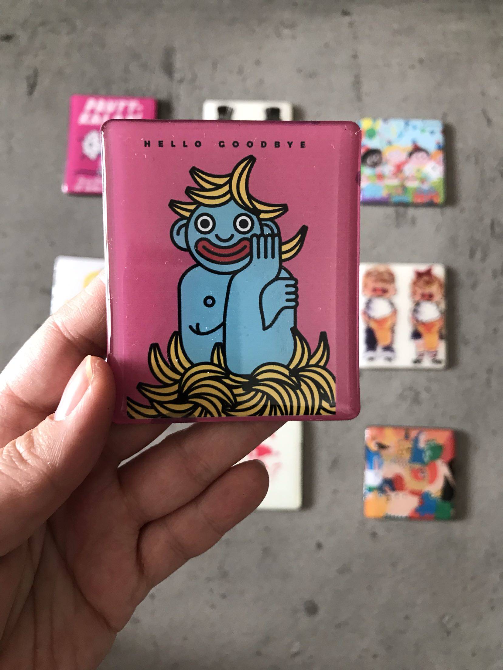 Big Overvalue Outlet Foreign Trade Foreign Trade Oversized Magnetic Cute Vintage Cartoon Fridge Patch Vintage