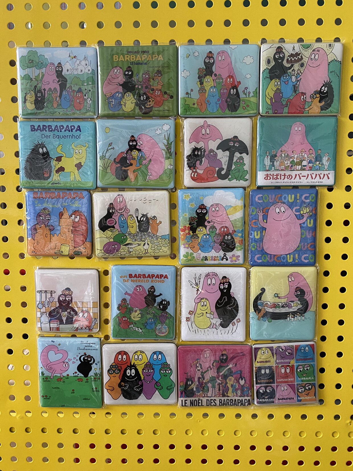 Export Order Classic Cartoon Barbapapa Oversized Magnetic Fridge Magnet