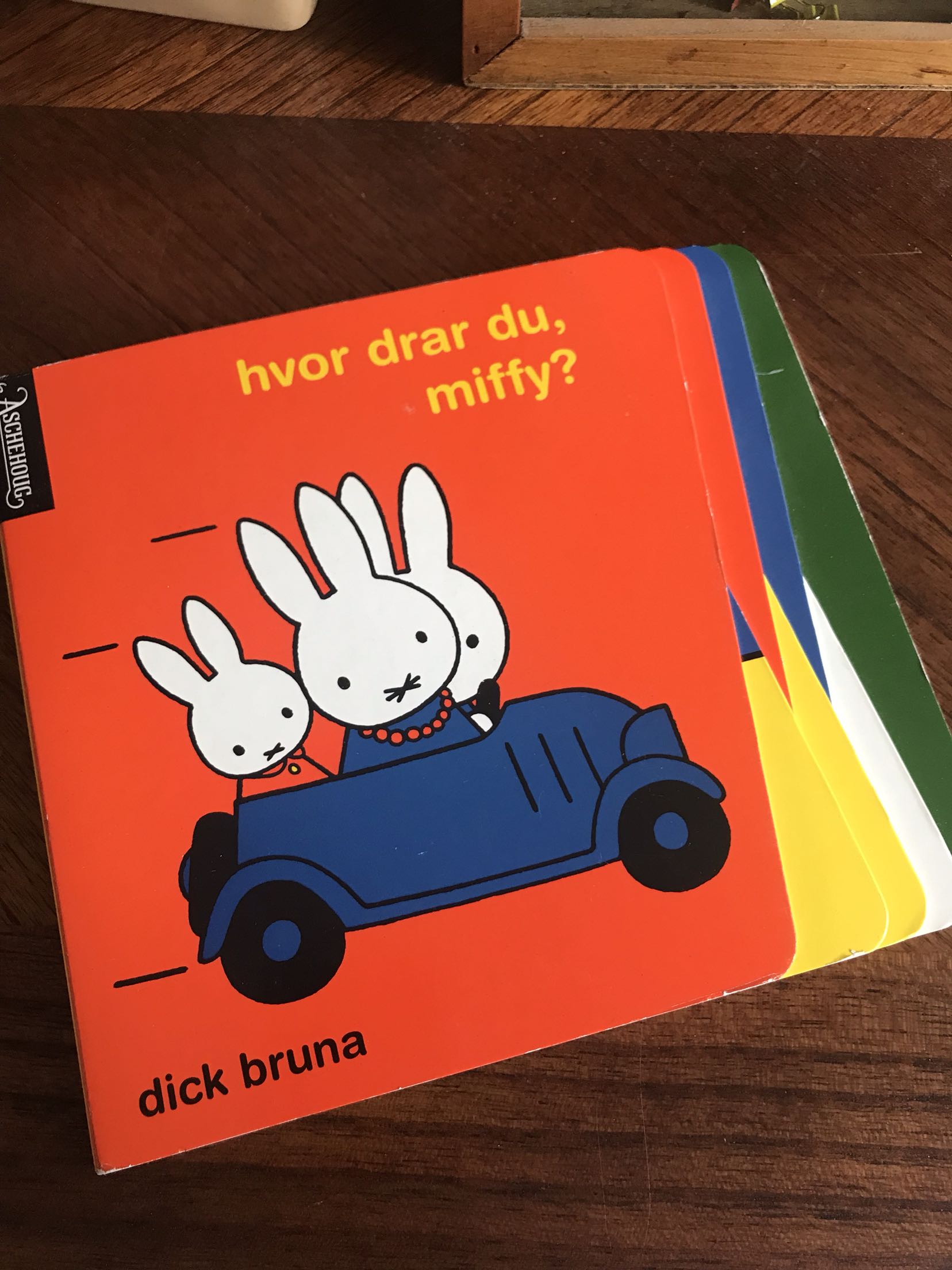 Japan Naughty Back Cuddler Cute Miffy Toddler Colorful Hard Shell Paper Read Book