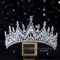 Golden diamond bride 2020 new luxury atmosphere crown wedding wedding crown with makeup photography accessories bar mitzvah woman