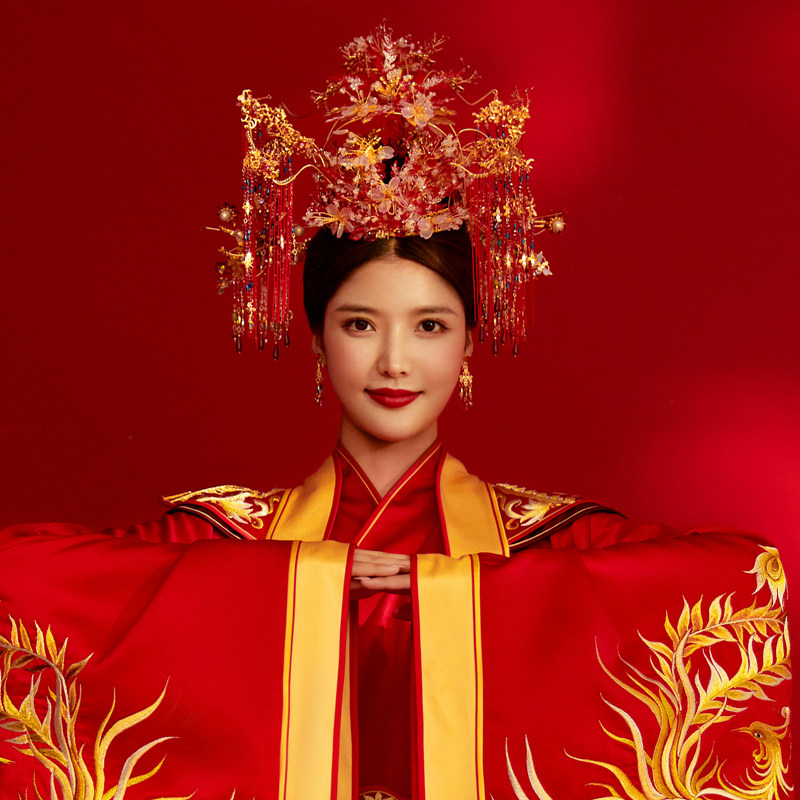 Chinese style Han clothes great wedding ornaments 2021 new ancient fashion shows and accessories for the Ming-made extravagant and luxurious and luxurious and luxurious and luxurious