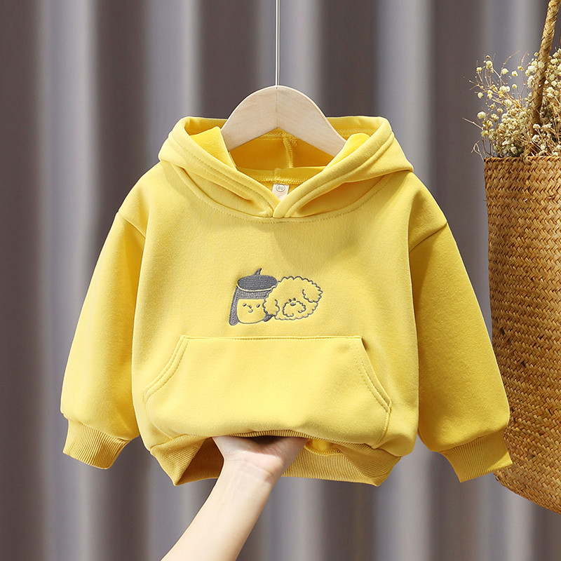 Boy necropolis for the spring and autumn girls' tides 2022 Spring loaded children's baby children with cap blouses pure cotton polo pie