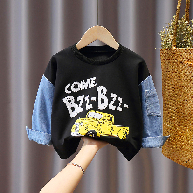 Boys' sweater spring and autumn foreign style boys' autumn clothes children's tops children's clothes autumn models 2020 Korean version of the trendy children