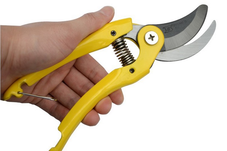 Stainless steel curved garden scissors multi - functional garden branch trim cutter - cut tree branch cut