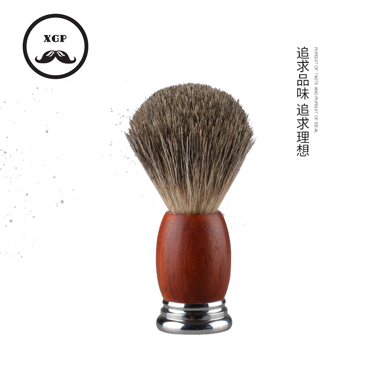 High-end German quality pure handmade badger hair blood wood aluminum head beard brush beard brush beard brush beard brush beard brush beard brush hair sweep
