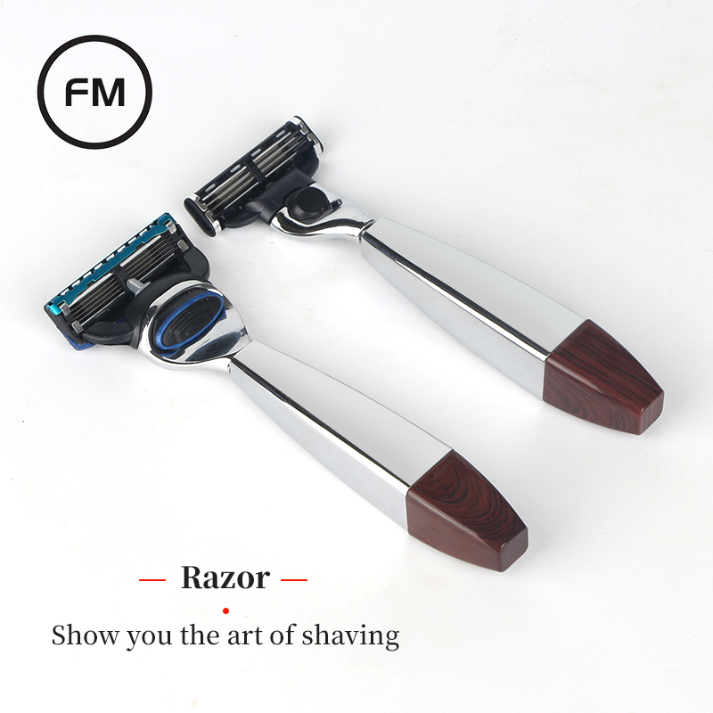 German quality men's manual razor full metal razor shaving knife vintage retro 5-layer head razor