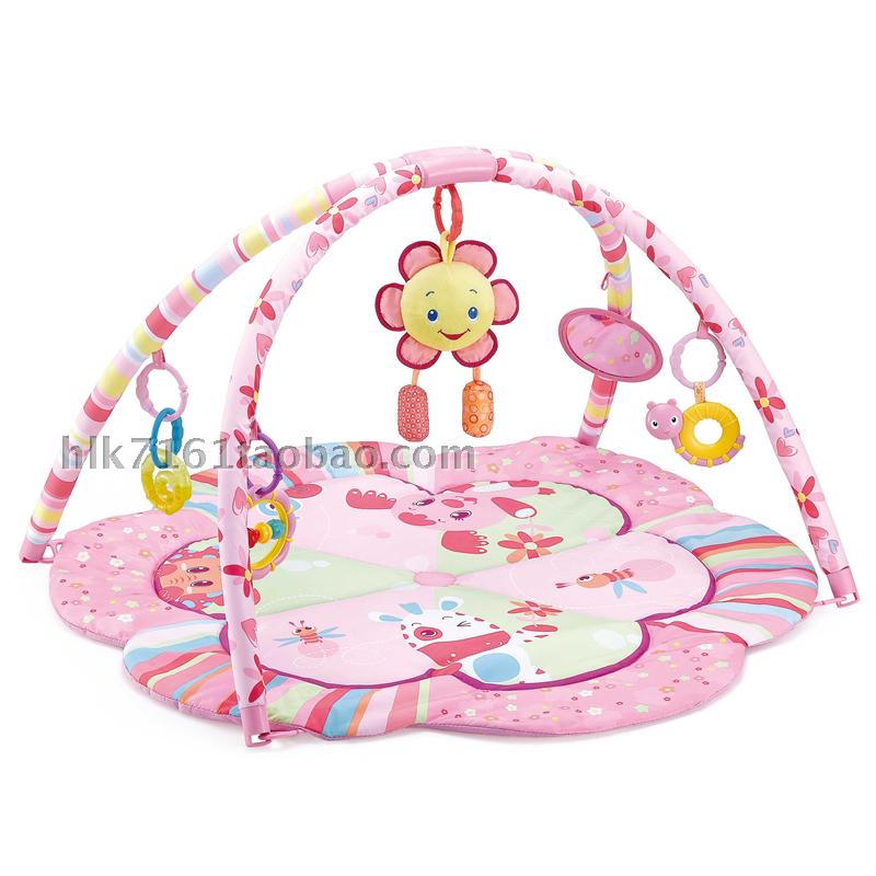 Mesterron Pink Flower Garden Baby Garden Crawling Mat Fitness Frame Fabric Toys