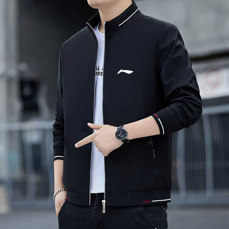 Outlet High-End Men's Jacket Spring and Autumn 2026 New Men's Outerwear Casual Plus-Size Dad-Style Top