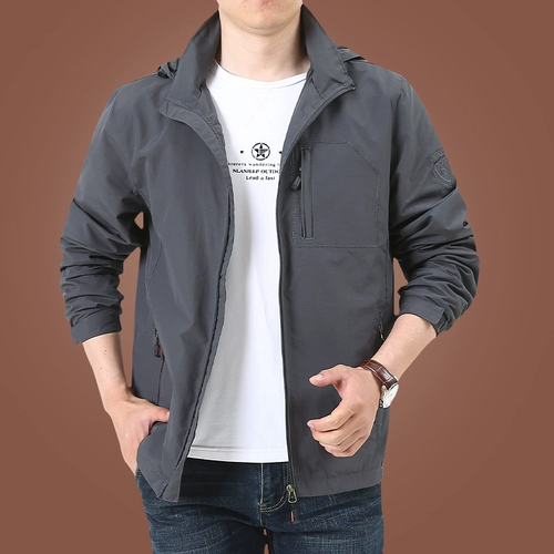 Мужская дорожная быстросохнущая куртка для отдыха, осенняя, оверсайз