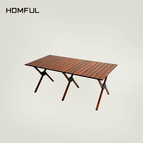 HOMFUL Дорожное складное портативное металлическое сверхлегкое снаряжение для кемпинга, алюминиевый сплав