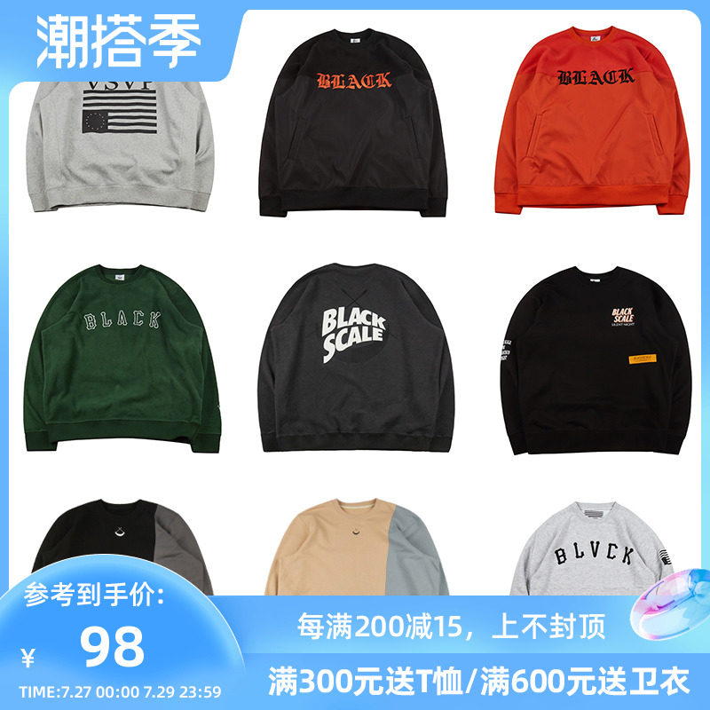(special price clearance) BS Metide LOGO tide hip-hop without cap sleeve head casual blouse for autumn and winter relaxation
