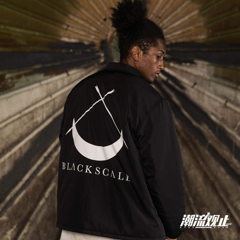 (Special Price Clearing House) BS Coach Jacket Beauty Tide Autumn Winter Loose Couple Clip Cotton Padded Cotton Jacket