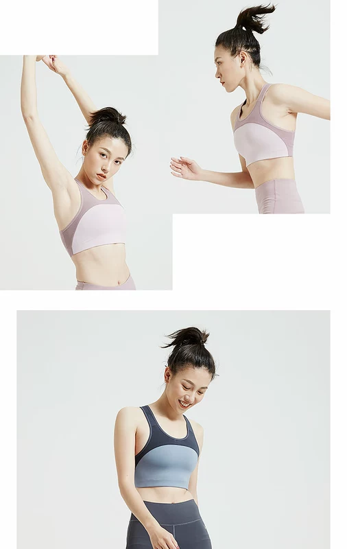 Giữ cho cửa hàng hàng đầu của phụ nữ màu sắc phù hợp với sức mạnh trung bình yoga đồ lót thể thao áo ngực chạy ổn định thể dục AW-051