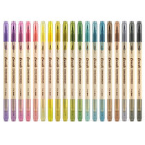 Point Stone Water-based Mark Pen Hand Ledger Pen Double Head Brush Painting Soft Head Hand Tent Material Fine Art Cartoon Watercolor Paintbrush