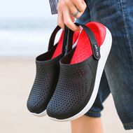 dép quai hậu nam đế cao Yishun Dong Dong Giày Nam 2019 Mới Plus Size 45 Dép Xăng Đan Mùa Hè 37 Chống Trơn Trượt Đế Mềm Giày Đi Biển cỡ Nhỏ 36 dép nam quai ngang dép 2 quai ngang nữ